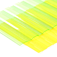 Panneau en polycarbonate ondulé gaufré pour les systèmes de prééclairage architectural moderne