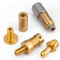 Pièce tournée sur mesure en aluminium, laiton, acier inoxydable pour tournage CNC, usinage de précision OEM, axe de tour automatique, vente en gros
