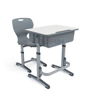 Bàn ghế học sinh nhựa đơn giản, có thể điều chỉnh chiều cao hiện đại dành cho học sinh tiểu học - Product Image 2