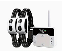 Valla Electrónica Inalámbrica para Perros, Material ABS Blanco, Impermeable, 20h de Duración de Batería, Multifunción, Entrenamiento con Vibración, para Exteriores
