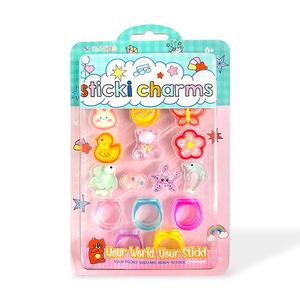 Abalorios de Resina al por Mayor, Abalorios de Resina Coloridos, <span class=keywords><strong>Serie</strong></span> de Flores y Animales Adorables, Abalorios Adhesivos con Arte de Bolsillo, Listos para Pegar en Cualquier Lugar - Product Image 1