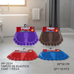 CASAMAX WL AP-2024 Tappetini da Bagno Antiscivolo in Plastica 38x58 Cm Colori Assortiti Cina - Product Image 3