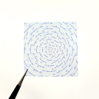 Étiquette adhésive en PET 3D Nano Micron de haute qualité, durable, résistante à l'eau, anti-contrefaçon, avec code-barres, pour ceintures