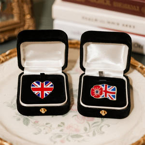 Pegatina Metálica Personalizada, Esmalte Suave, Galvanizada, Relieve, Tema Patriótico, Decoración para Teléfono - Product Image 2