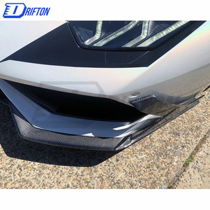 Diffuseurs avant latéraux en fibre de carbone sèche Drifton LP610 style MAD, tissage 3K/6K/12K, pour Lamborghini Huracan LP610 2014-2019 - Product Image 3
