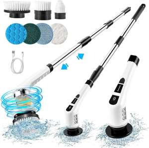 Maxfree Brosse Magique Électrique Sans Fil en Plastique Durable avec Tête en Silicone pour Nettoyage de Sols, Voitures et Cuisines - Product Image 3