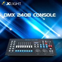 Contrôleur d'éclairage DMX 512 Contrôleur DMX 240B Faisceau de lumière mobile Tête mobile Équipement DJ Console d'éclairage disco