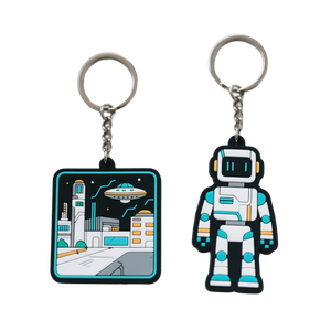 Etiqueta de Bolsa Personalizada para Llavero, Impresión por Transferencia Térmica en PVC Suave 3D Ecológico, Colores a Juego, para Producción B2B - Product Image 5