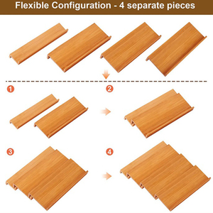 Organizzatore per Spezie in Bambù Regolabile ed Espandibile, Vassoio Porta Condimenti per Cassetti - Product Image 4