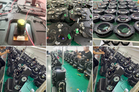 Laser extérieur pour éclairage 120W IP65 étanche, 1 faisceau, angle 16CH DMX, Pan 540, Inclinaison 270, 13 filtres couleur, éclairage de scène