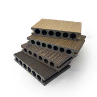 Plancher extérieur en WPC, chêne clair, anti-UV, antidérapant, planche de terrasse en WPC co-extrudée, bois synthétique imperméable en PVC pour jardin, balcon