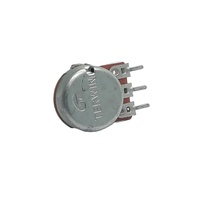 Terminaux personnalisés Résistance de l'arbre Résistance variable Potentiomètre de réglage du volume B10K Potentiomètre rotatif