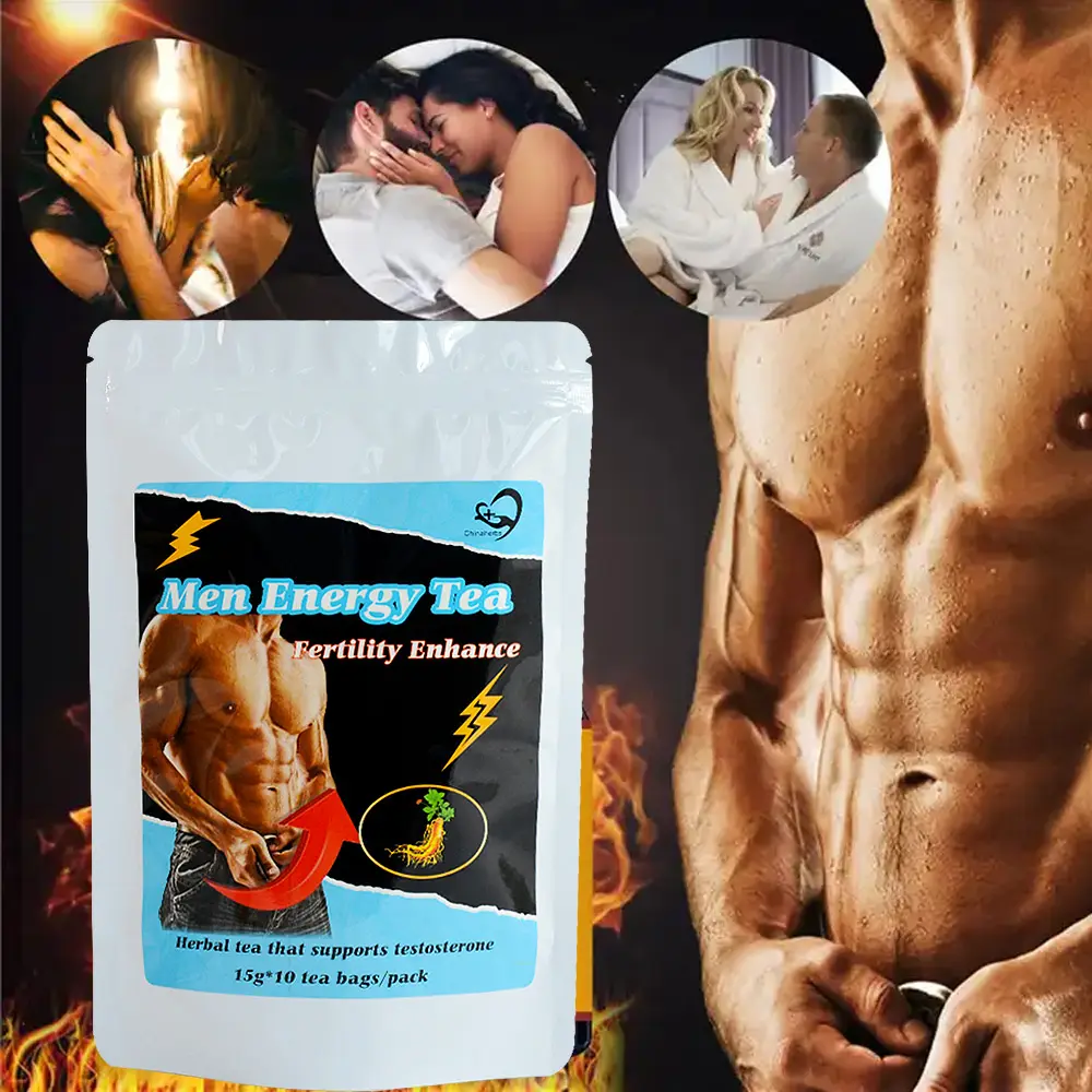 Private label male energy fertility tea male enhancement Tonic Health herbal