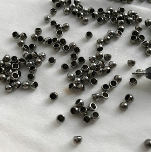 Palla in acciaio inossidabile solido forato 2mm all'ingrosso con foro da 1mm - Product Image 3