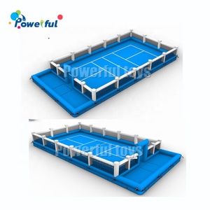 Yacht <span class=keywords><strong>extérieur</strong></span> <span class=keywords><strong>jeux</strong></span> de sports nautiques flottant pickleball gonflable court de tennis activités nautiques - Product Image 4