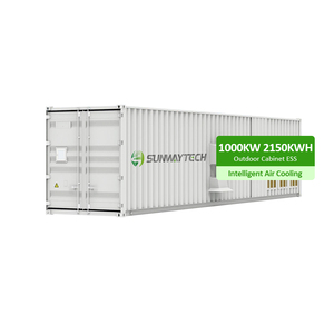 Năng lượng mặt trời nhà máy điện 40hq 1mW 1000kw 1mwh hoàn chỉnh container pin năng lượng Hệ thống lưu trữ ESS năng lượng hệ thống quản lý - Product Image 1