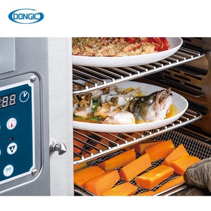 Hotel mensa cucina macchina da vapore modulare combinazione flessibile elettrico iper fumante riso frutti di mare caldaia a vapore mobile - Product Image 5