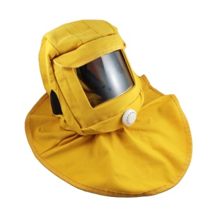 Phun cát mui xe cát nổ Nắp mặt nạ vải cát nổ mui xe phun cát mặt nạ mũ cho công nghiệp làm việc - Product Image 5