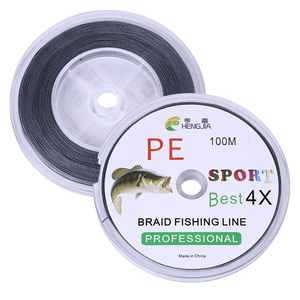 4X Ligne de pêche en PE de haute qualité et résistante <span class=keywords><strong>pour</strong></span> la pêche en plein air, ligne de pêche 100m - Product Image 1