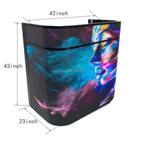 Écran d'affichage LED pour stand DJ, intérieur, P1.86, perles lumineuses National Star, taille personnalisée, luminosité 800 nits, garantie 2 ans