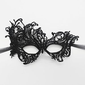 Masques de mascarade en dentelle noire et or pour femmes, costumes de Mardi Gras pour couples, robe vénitienne pour adultes avec équipement de bondage pour hommes et filles - Product Image 3
