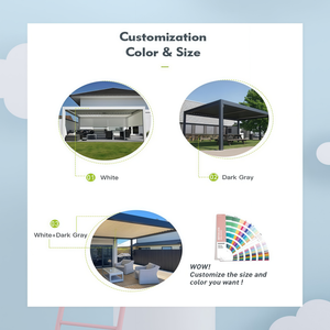 Invernadero Moderno de Aluminio de Alta Calidad, Jardín de <span class=keywords><strong>Invierno</strong></span>, Conservatorio, Vidrio Templado Doble Low-E, Impermeable, Cerrado para las Cuatro Estaciones - Product Image 5
