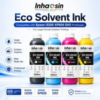 Encre éco-solvant 1L CMYK pour imprimantes numériques I3200 XP600 DX5/DX7, pour vinyle de transfert thermique HTV et graphiques textiles