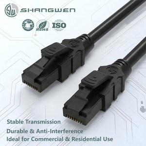 Cat5E Round UTP 24AWG UTP Soft 4pair CE Multiple Copper Twist 100% Oxygen Free Copper Patch Cord Ethernet <strong>Cable</strong> Cat5E <strong>Cable</strong> - Product Image 1