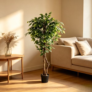 <b>Plastic</b> Eco-Friendly Evergreen Decorative Flower-Durable UV Resistant Home Decor for Thanksgiving Christmas Wedding banyan <b>tree</b> - Product Image 5