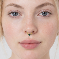 Anneau de nez clicker en titane ASTM F136, bijoux de piercing hypoallergéniques, vente en gros directe usine