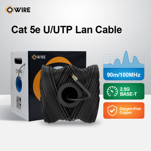 Owire <span class=keywords><strong>Cat</strong></span> <span class=keywords><strong>5e</strong></span> cáp LAN trong nhà với cách ly cặp tăng cường để cải thiện chất lượng tín hiệu - Product Image 3