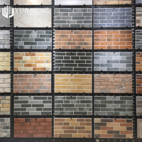 Carreaux modernes mats rustiques en porcelaine 3D concave-convexe 300x600mm pour décoration murale extérieure de villa