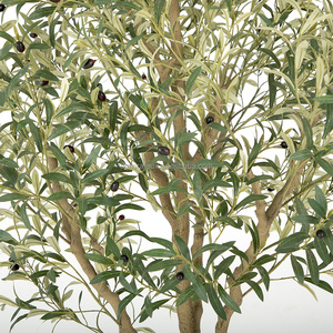 Albero di Ulivo Artificiale in Plastica Alto 300cm, Tronchi Naturali, Foglie Realistiche, Decorazione Durevole per Interni, Ufficio e Soggiorno - Product Image 3