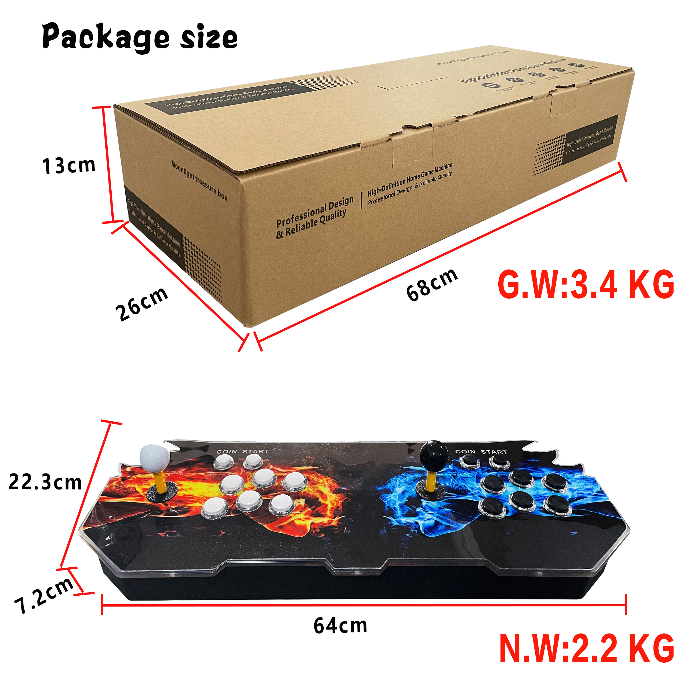 3D Pandora Box 80000 in 1 WIFI Game Box - Electronic Fun
