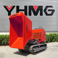 Prix usine YHMG Mini-dumper chenillé fiable pour le transport en jardin et en verger