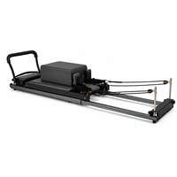 Machine de Pilates pliable, cadre en alliage d'aluminium, portable, gain de place, équipement pour studio à domicile
