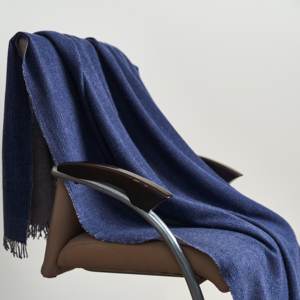 Couverture d'hiver <span class=keywords><strong>de</strong></span> luxe en laine australienne double face résistante aux plis - Product Image 5