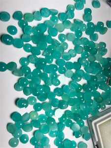 Amazonita Verde Natural, Cabujón Redondo, Piedra Preciosa Curativa, Corte Redondo, Piedra Suelta, Parte Posterior Lisa y Plana, para Joyería, 6 mm - Product Image 2