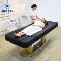 Moolin Offre Spéciale Lits de Beauté Luxe Mobilier de Salon de Beauté Lit 4 Moteurs Électrique Table de Massage Cosmétique Chaise Lit Facial Spa Cils