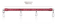 Barre de jambe ouverte réglable en acier inoxydable menottes à la cheville ensemble de Bondage verrouillable collier de retenue d'esclave sexuel jouets sexuels BDSM