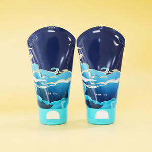 Acr hình kín đuôi trong 120g tùy chỉnh alu-nhựa ABL tấm Ống Bao bì với Báo Chí có thể Snap lật Top <span class=keywords><strong>cap</strong></span> - Product Image 1