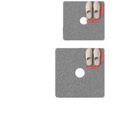Tapis de Douche Carré Moderne Minimaliste Antidérapant en PVC à Boucles, Tapis de Bain/Sol de Toilettes en Mousse Absorbante à Séchage Rapide, Couleur Unie