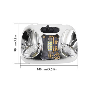Cache de plafonnier Ford F67Z 13783 AA F37Z 13776 B, éclairage intérieur, lampe de lecture, éclairage de courtoisie de porte en plastique - Product Image 4