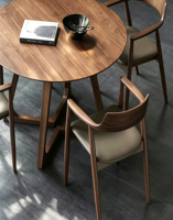 Chaise de salle à manger moderne en cuir avec dossier amovible et pieds en métal – Écologique et durable pour la maison, le bureau, la salle à manger, le salon, la chambre