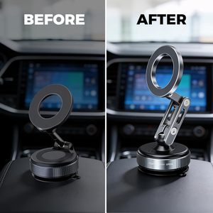 360 Degree <b>Rotation</b> Universal Vacuum Adsorption Suction Vacuum Cell Mobile Screen Bracket Car Magnetic Phone Holder - Product Image 2