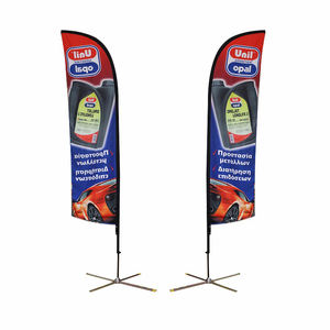 Vliegende Mes Swooper Vlag Sport Logo Digitale Print Open Promotie Reclame Outdoor Custom Vlag Strandveer Vlag - Product Image 3