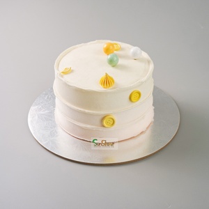 Sunshie Hottest 6 7 8 10 12 Inch Round Sliver Gold Dessert Cake Base Board Tray MDF Cake <b>Drum</b> Boards - Product Image 5