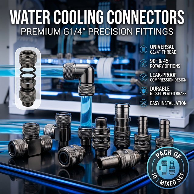 High Precision CNC Turning Metal Water Cooling Couplers Custom Machining Service for Laser Equipment with Strict Leakage Testing