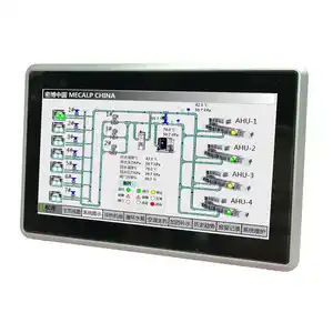 Milesgo 7 pulgadas HMI PLC todo en uno compatible con monitor BACnet de forma remota por MQTT Control de programación lógica para IOT Smart Building BTL