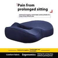 Coussin de chaise de bureau étudiant respirant mousse à mémoire de forme avec hémorroïdes du cul artefact sédentaire oreillers lombaires confortables coussin de siège